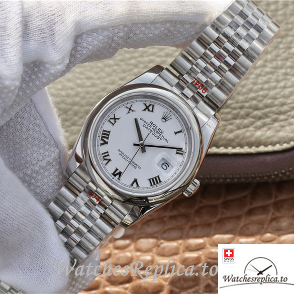 Swiss Rolex Datejust Replica 116200 Stainless steel strap 36MM - WatchesReplica.is