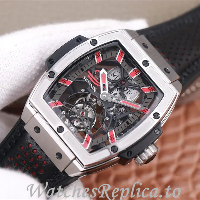 Hublot Replica MASTERPIECE Series Leather strap 45MM - WatchesReplica.is