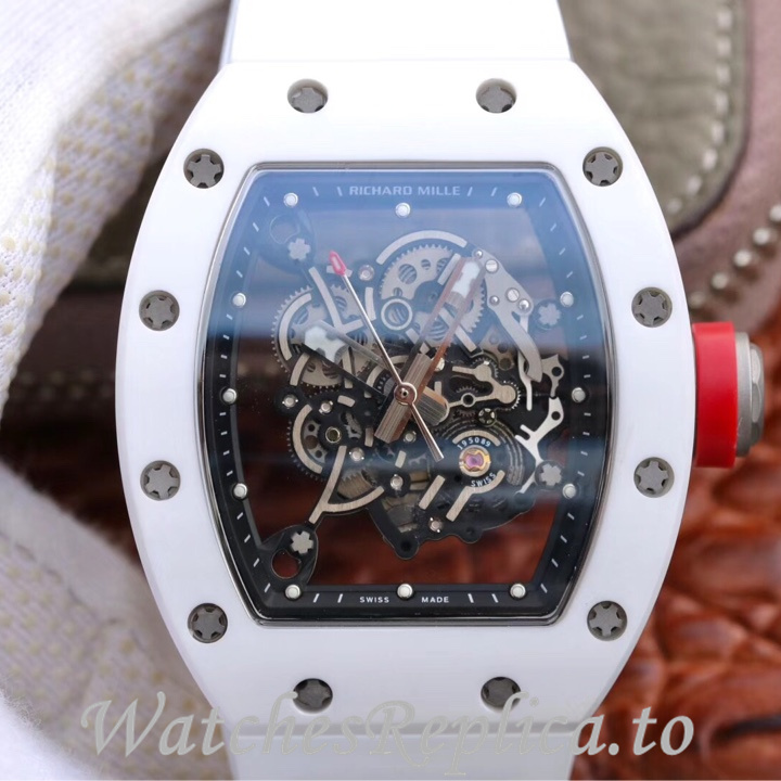 Richard Mille Replica RM055 Rubber strap 50MM - WatchesReplica.is