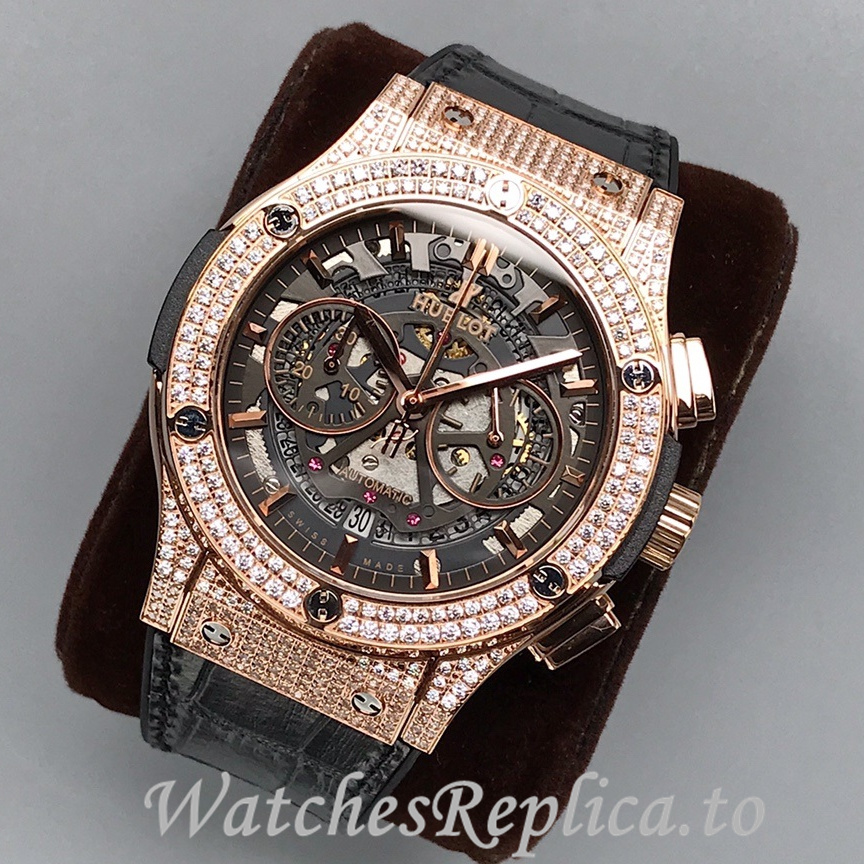 Hublot Replica Classic Fusion Leather strap 45MM - WatchesReplica.is