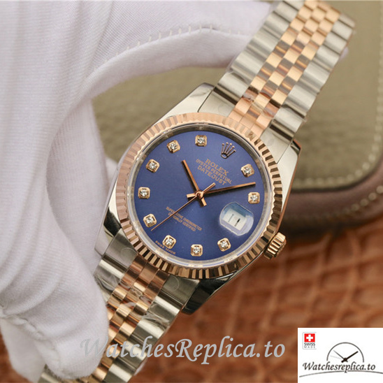 Swiss Rolex Datejust Replica 116231 Stainless steel strap 36MM - WatchesReplica.is
