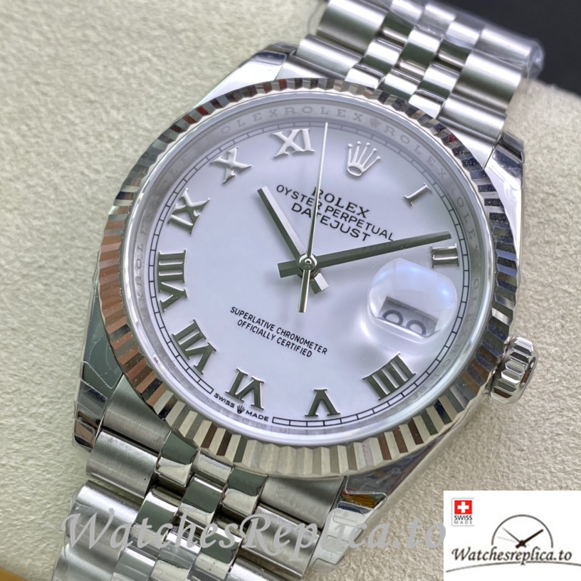 Swiss Rolex Datejust Replica 126233 Stainless steel strap 36MM - WatchesReplica.is