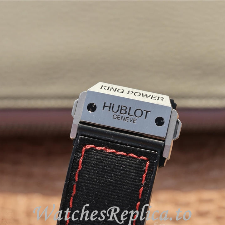 Hublot Replica F1 KING POWER Leather strap 48MM - WatchesReplica.is