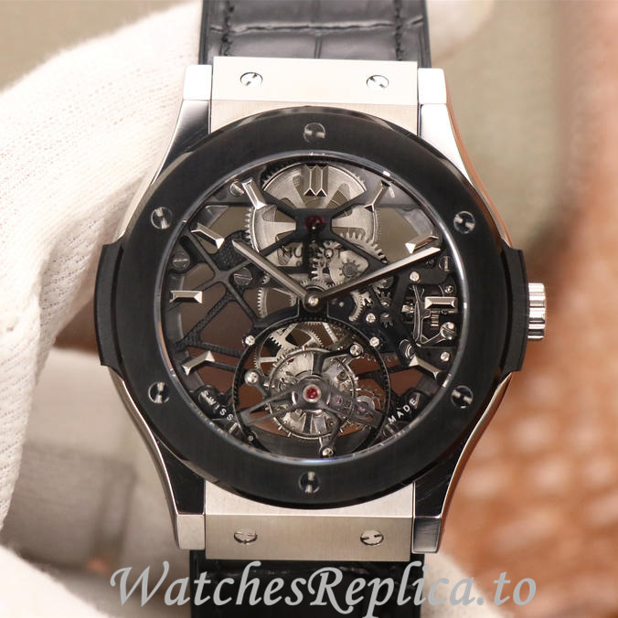 Hublot Replica Classic Fusion Series Leather strap 45MM - WatchesReplica.is