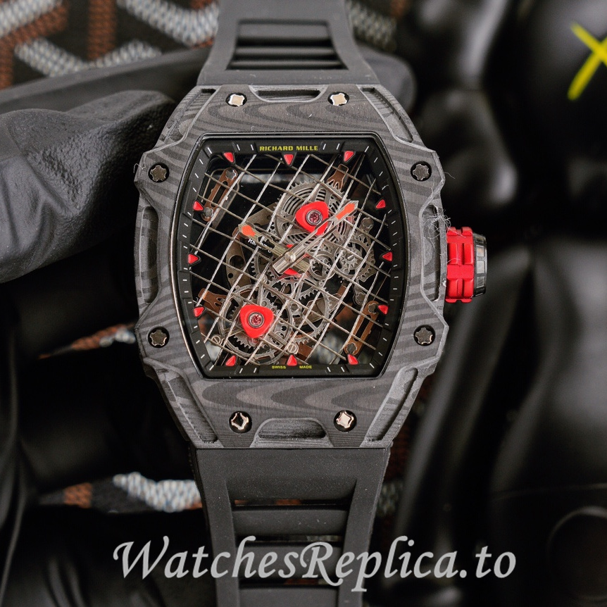 Richard Mille Replica RM27-04 Rubber strap 47.25x38.4MM - WatchesReplica.is