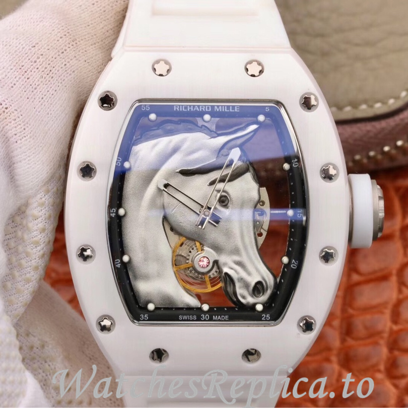 Richard Mille Replica RM52-02 Rubber strap 50MM - WatchesReplica.is