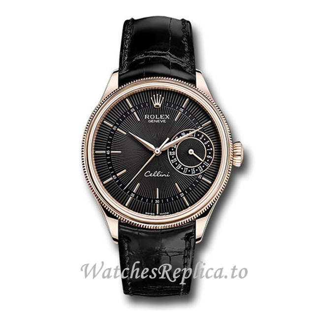 Replica Rolex Cellini 50515bkbk 39MM - WatchesReplica.is