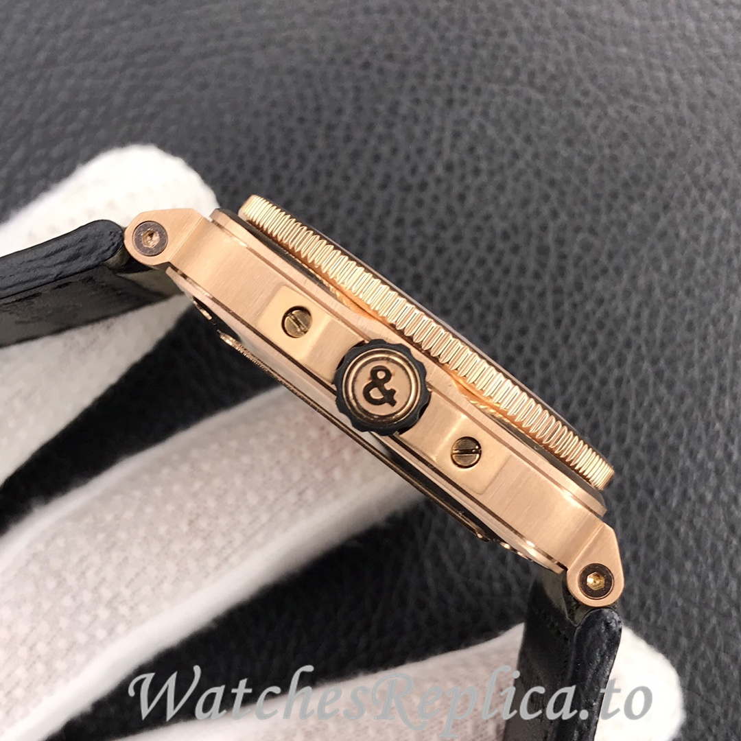 Bell Ross Replica BR 03 BR0392-CAMO-CE/SRB Leather strap 42MM - WatchesReplica.is