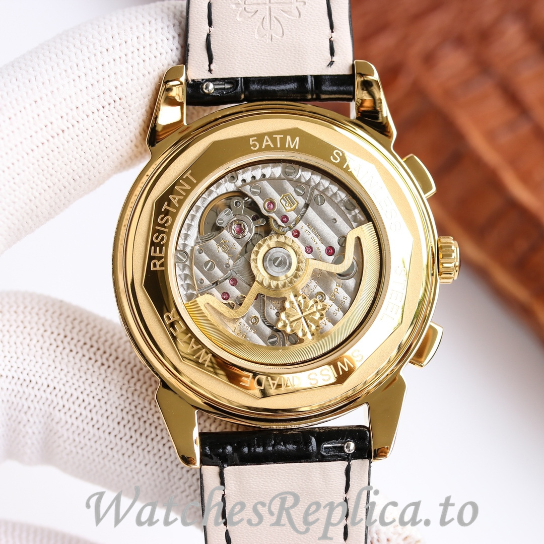 Patek Philippe Replica Complications 5270 Leather strap 41MM - WatchesReplica.is