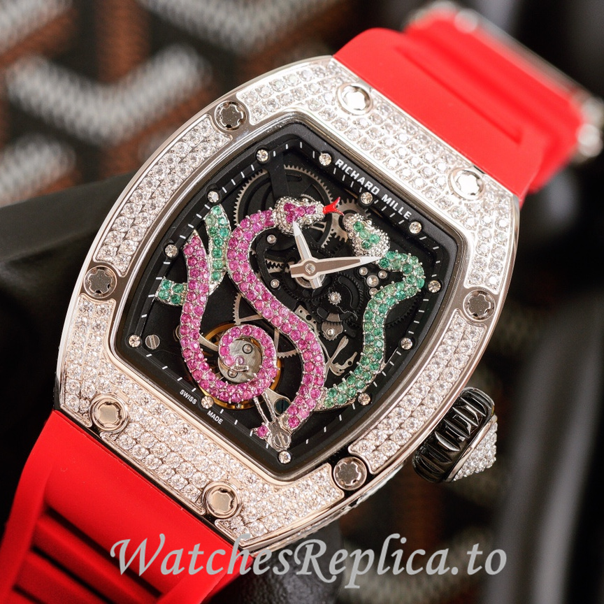 Richard Mille Replica RM26-01 Rubber strap 50MM - WatchesReplica.is