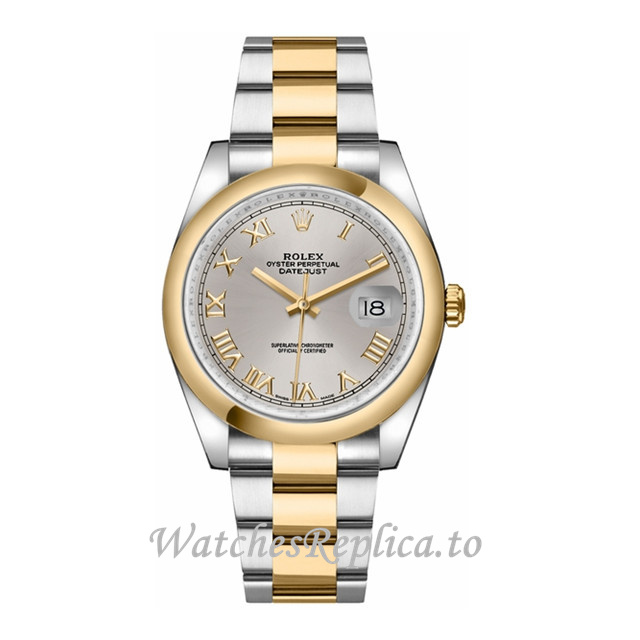 Replica Rolex Datejust 116203-2 36MM Stainless steel strap Mens Watch - WatchesReplica.is