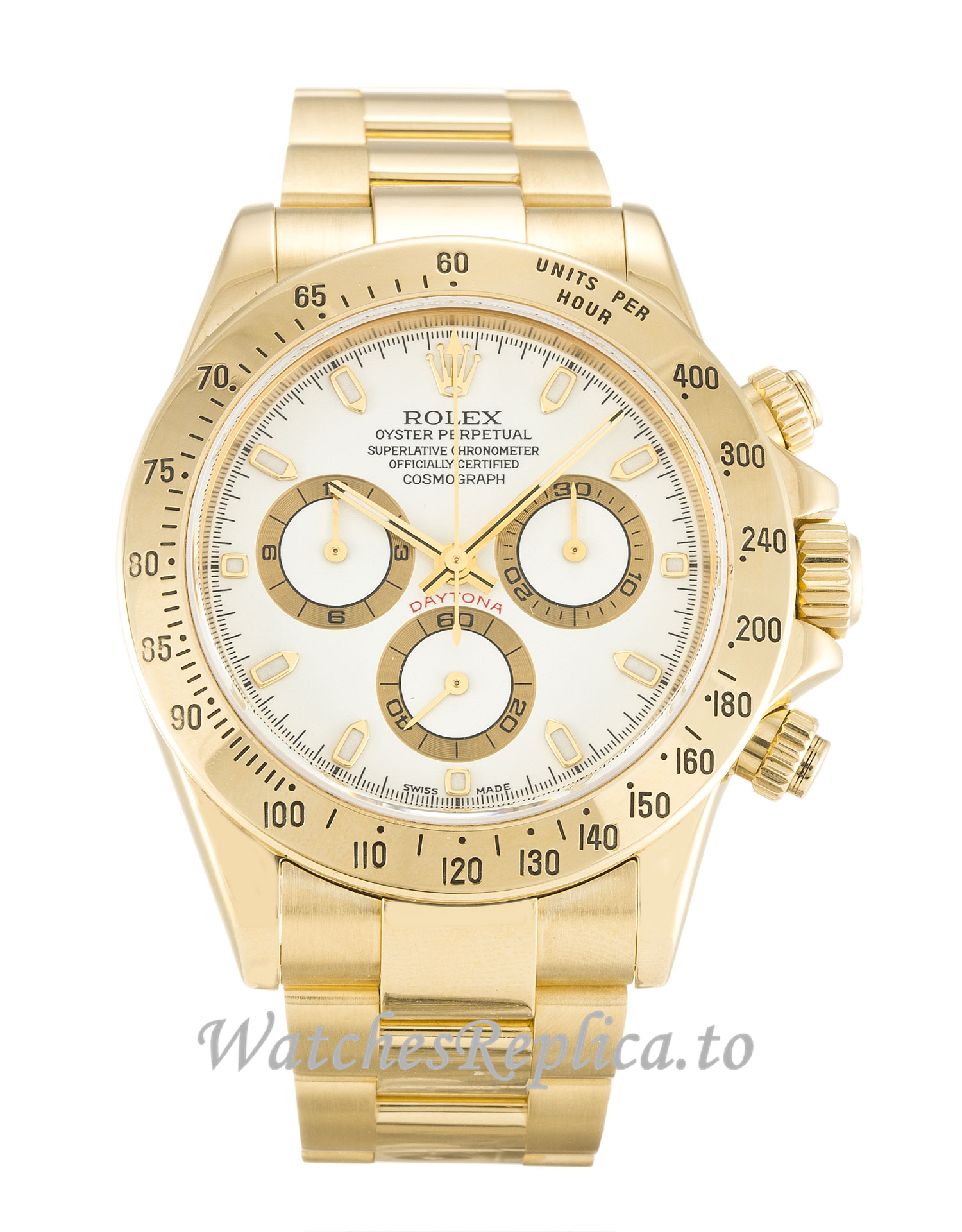 Rolex Daytona White Dial 116528 - WatchesReplica.is