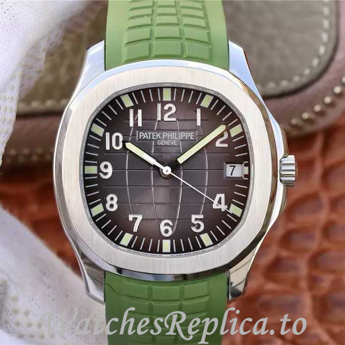 Patek Philippe Replica Aquanaut Rubber strap 42MM - WatchesReplica.is