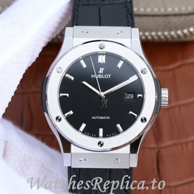 Hublot Replica 511.NX.1170.LR Leather strap 45MM - WatchesReplica.is
