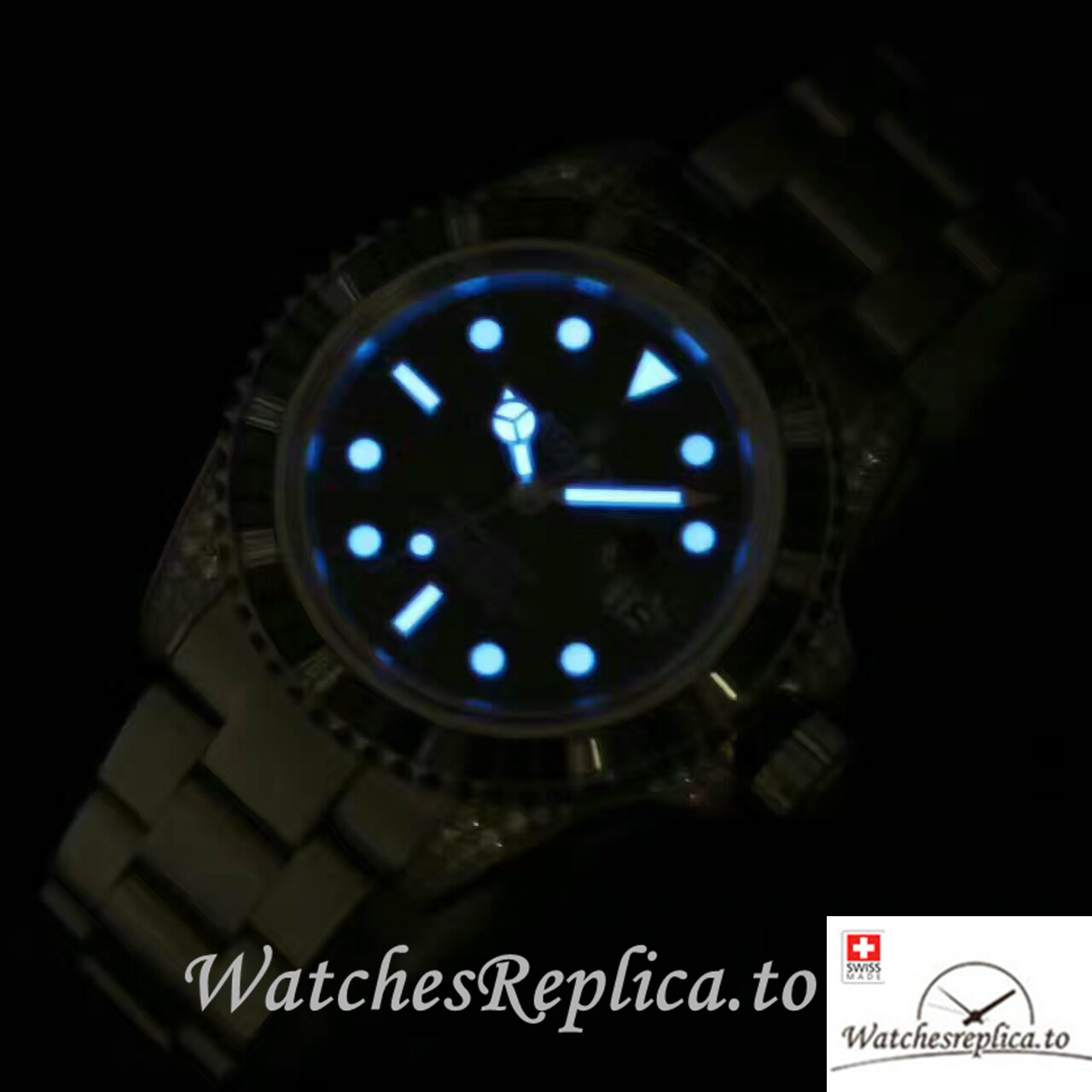 Swiss Rolex Submariner Replica 116610LN Stainless steel strap 40MM - WatchesReplica.is