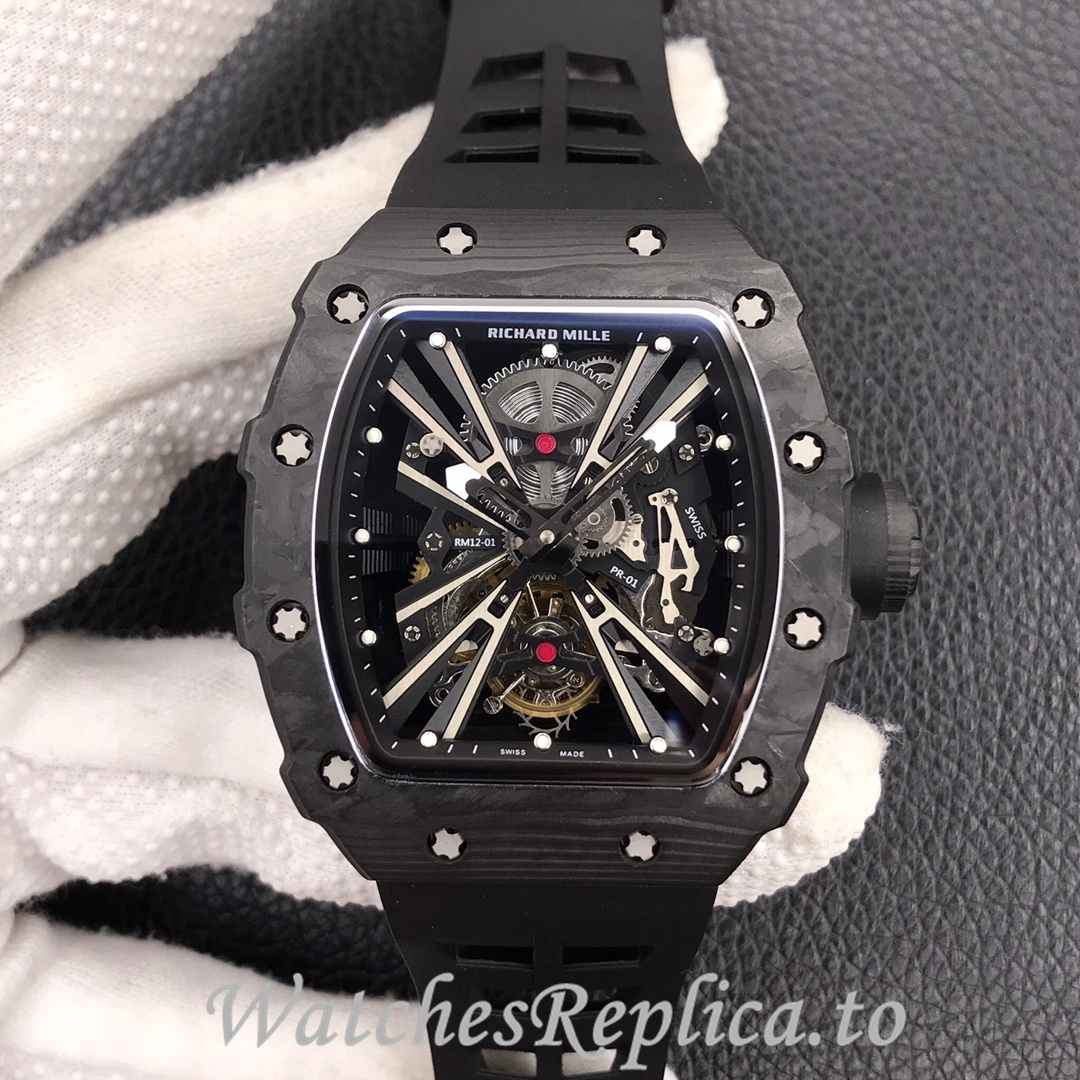 Richard Mille Replica RM12-01 Rubber strap 50MM - WatchesReplica.is