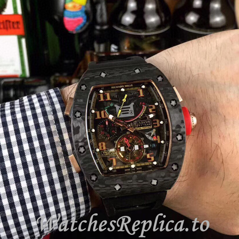 Richard Mille Replica RM12-01 Rubber strap 50MM - WatchesReplica.is
