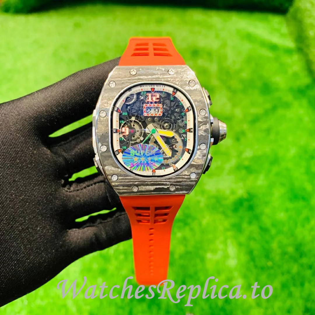 Richard Mille Replica RM62-01 Rubber strap 50MM - WatchesReplica.is