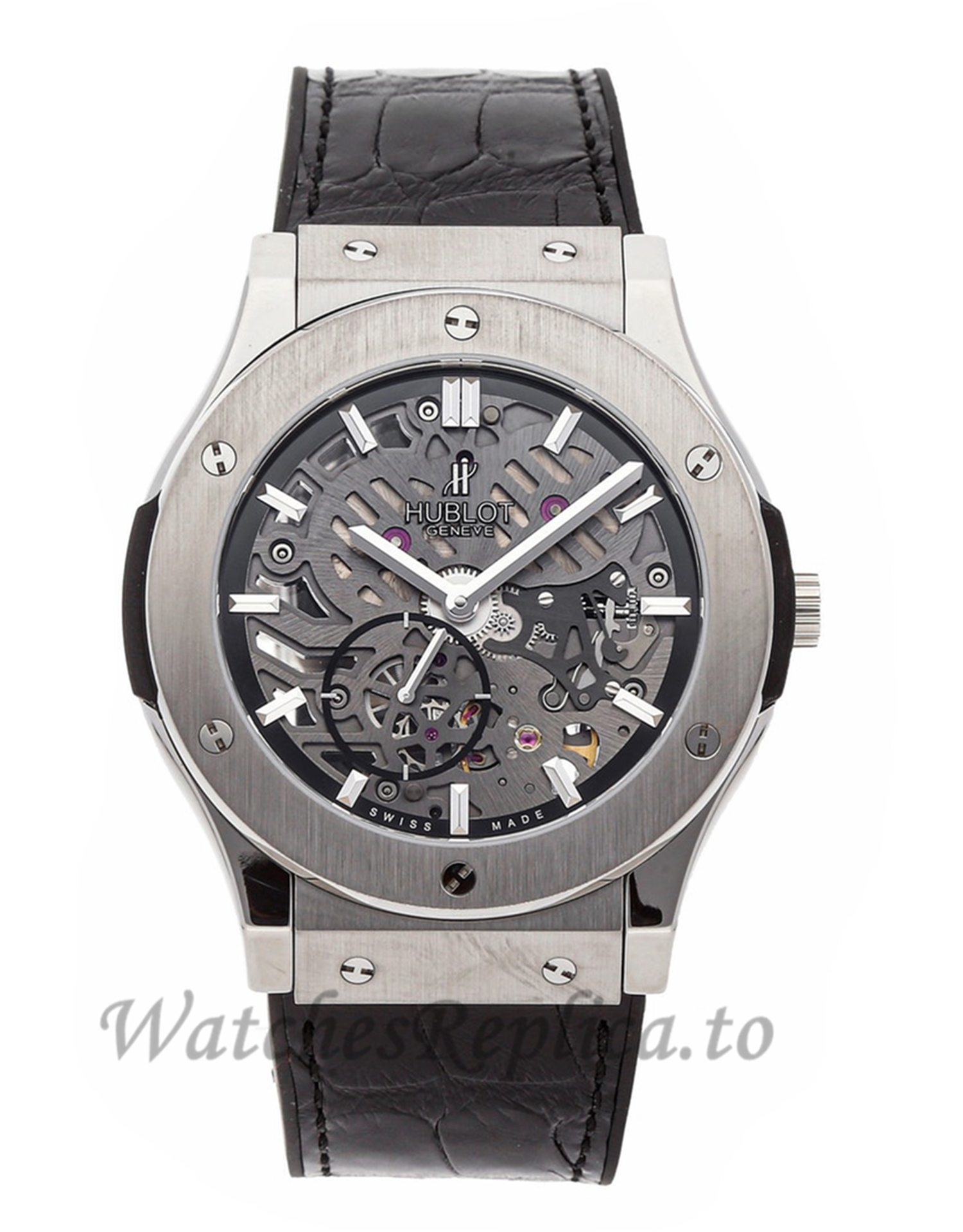 Hublot Replica Classic Fusion Ultra Thin Skeleton 45mm 515.NX.0170.LR - WatchesReplica.is