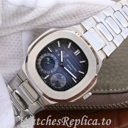 Patek Philippe Replica Nautilus 5712 Stainless steel strap 40MM - WatchesReplica.is