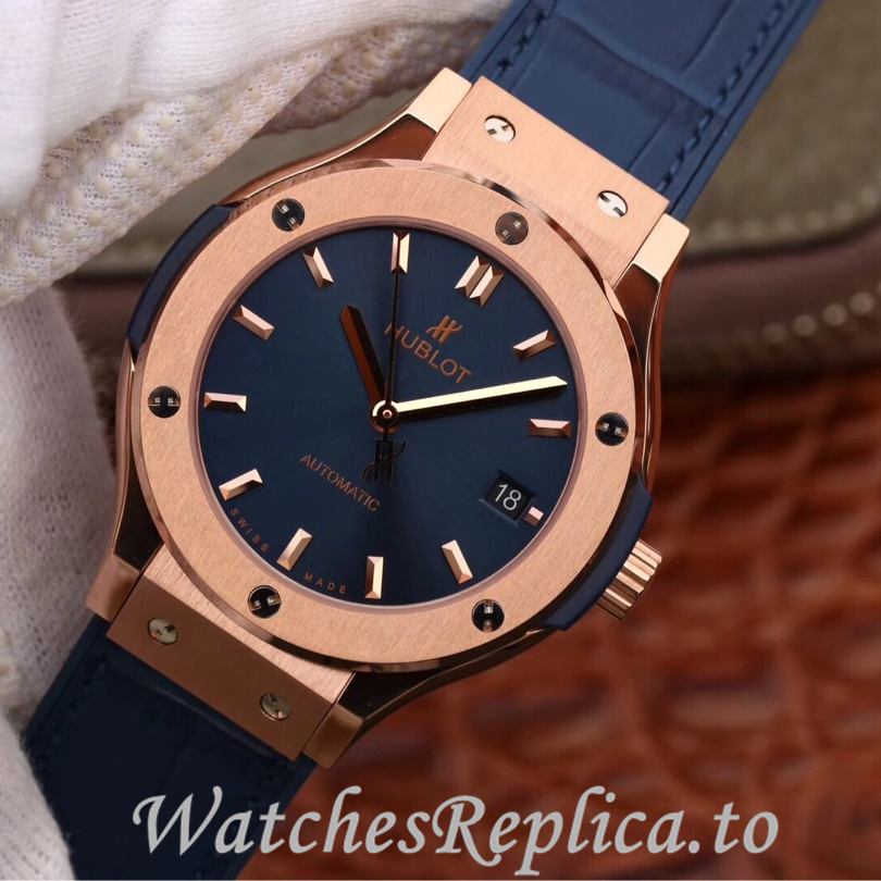 Hublot Replica 511.zp Leather strap 42MM - WatchesReplica.is