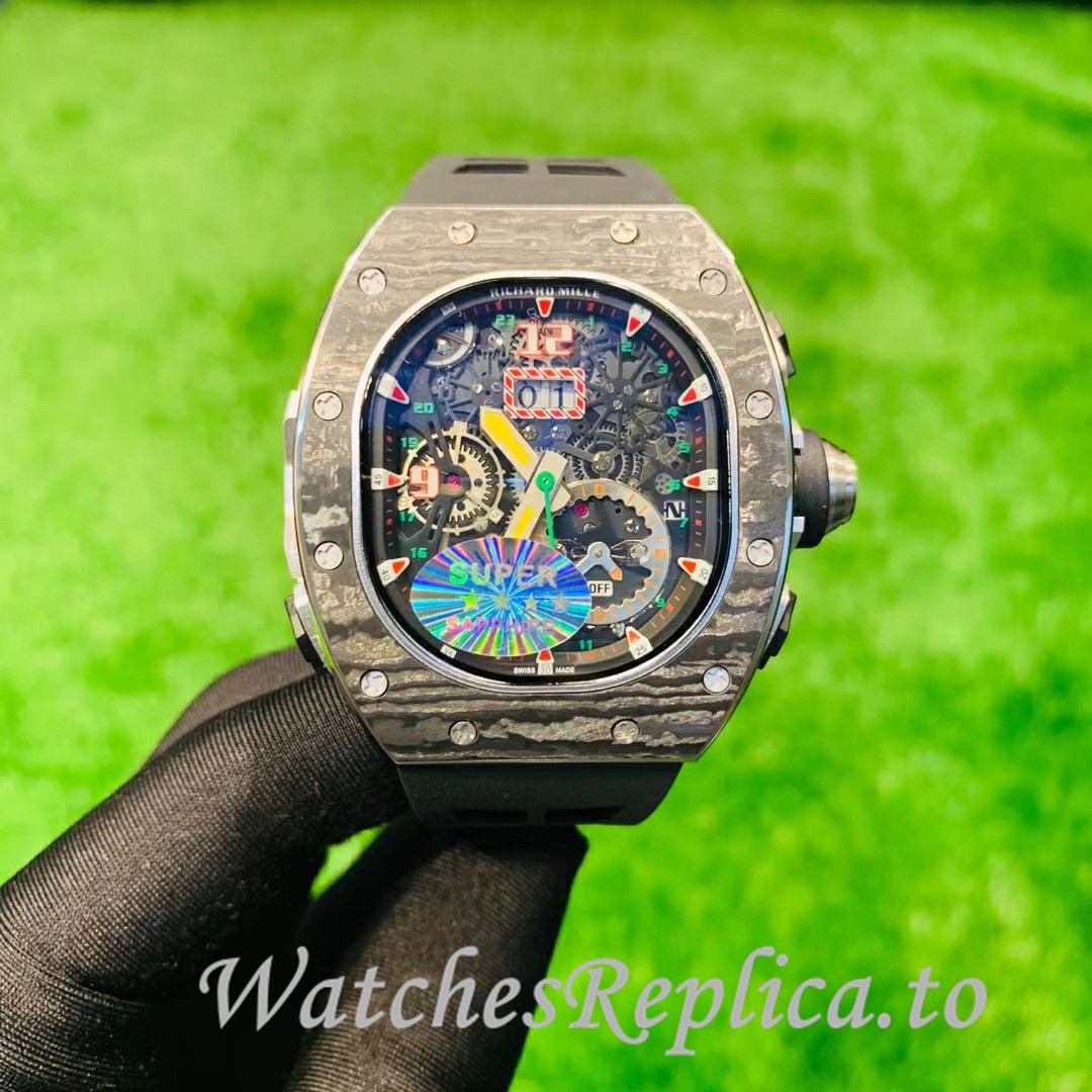 Richard Mille Replica RM62-01 Rubber strap 50MM - WatchesReplica.is