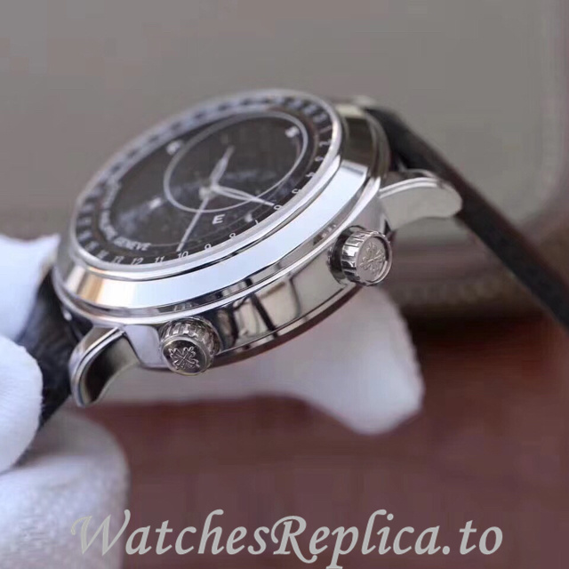 Patek Philippe Replica Complications 6102 Leather strap 44MM - WatchesReplica.is