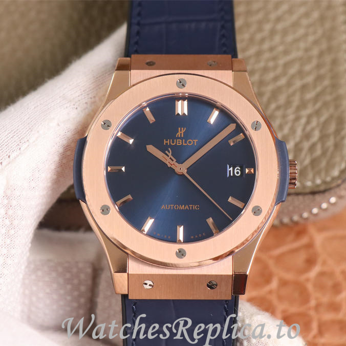Hublot Replica Classic Fusion Series Leather strap 45MM - WatchesReplica.is
