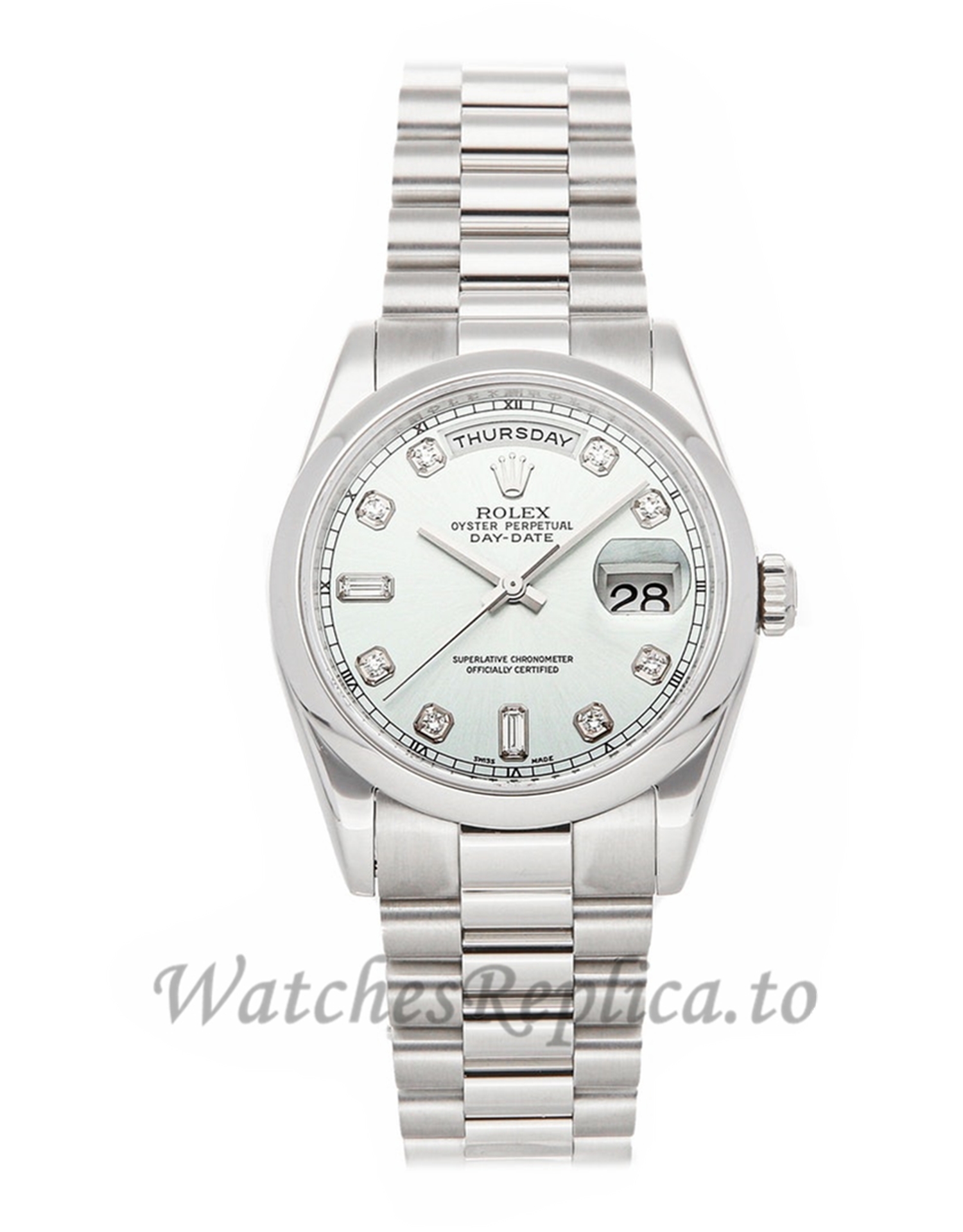 Rolex Replica Day-Date 36mm 118206 - WatchesReplica.is