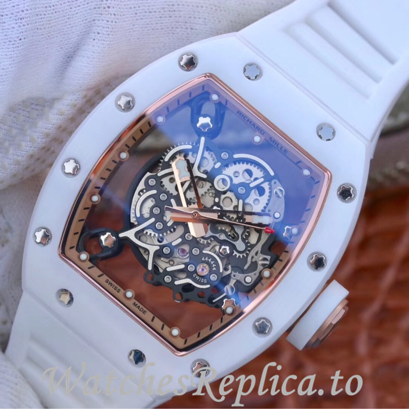 Richard Mille Replica RM055 Rubber strap 50MM - WatchesReplica.is