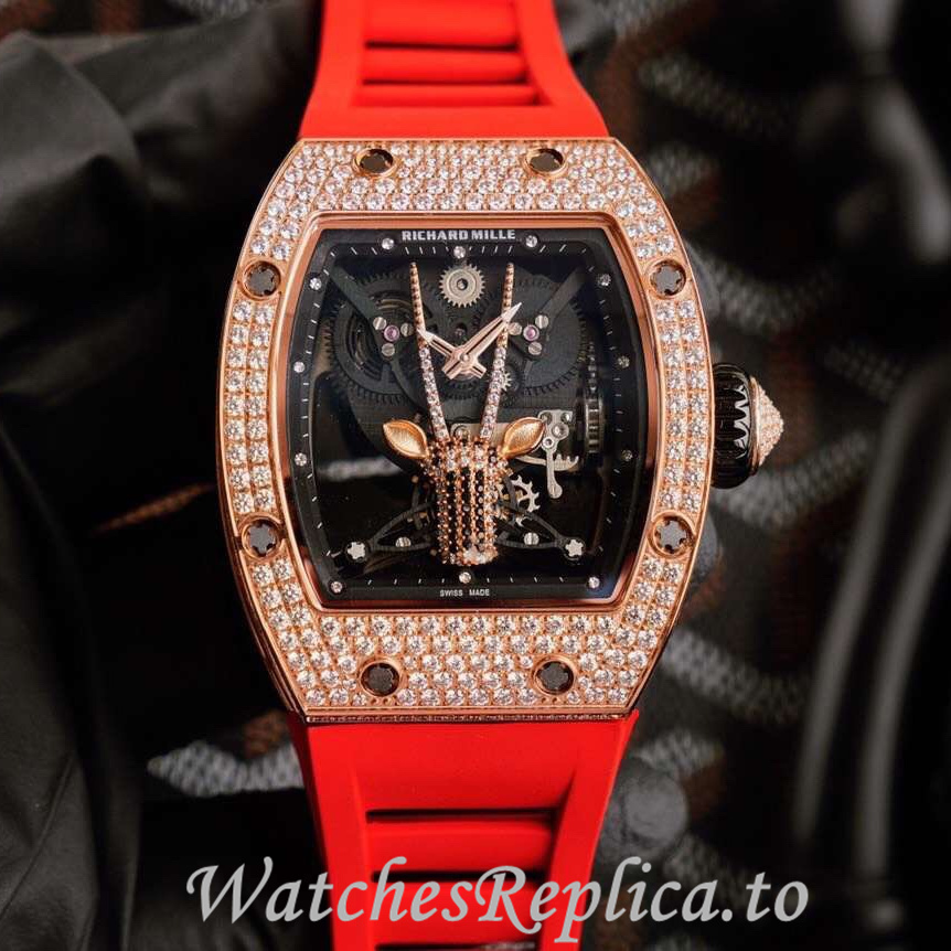 Richard Mille Replica RM53 Rubber strap 50MM - WatchesReplica.is