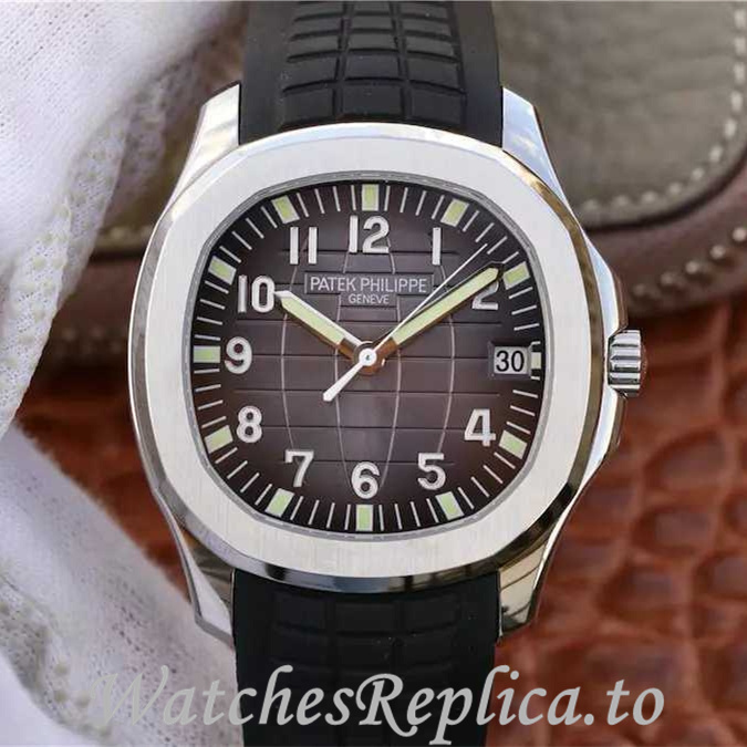 Patek Philippe Replica Aquanaut Rubber strap 42MM - WatchesReplica.is