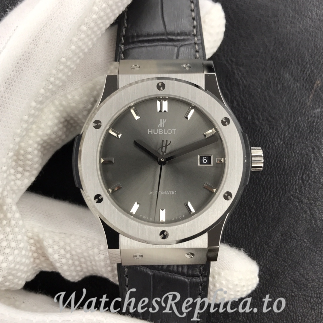 Hublot Replica Classic Fusion Series Leather strap 42MM - WatchesReplica.is