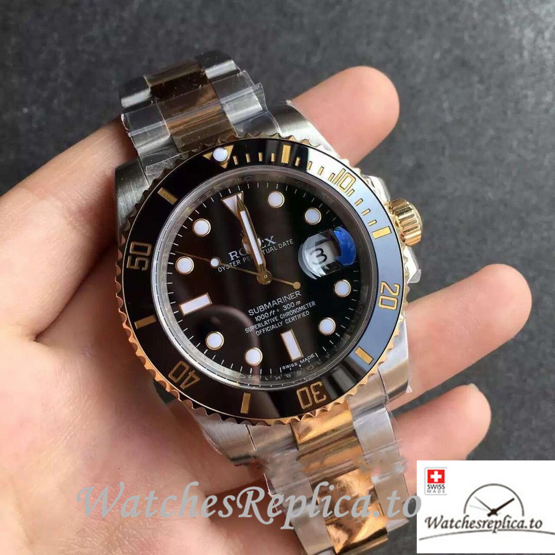 Swiss Rolex Submariner Replica 116613 Stainless steel strap 40MM - WatchesReplica.is