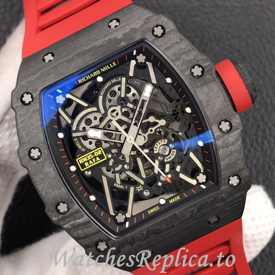 Richard Mille Replica RM35-02 Rubber strap 50MM - WatchesReplica.is