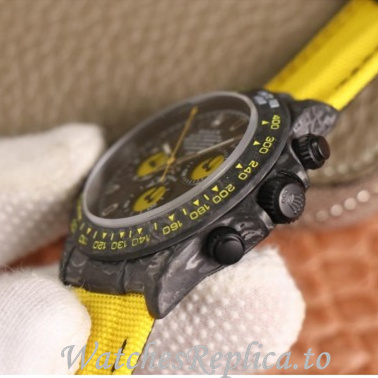 Swiss Rolex Daytona Replica 116588 Canvas strap 40MM - WatchesReplica.is