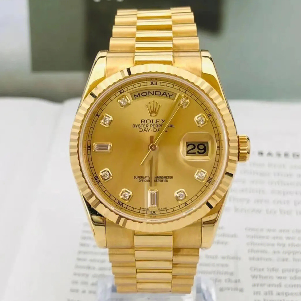 Replica Rolex President Day Date 118348 36MM - WatchesReplica.is