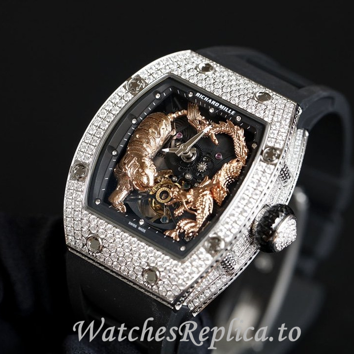 Richard Mille Replica RM51-01 Rubber strap 50MM - WatchesReplica.is