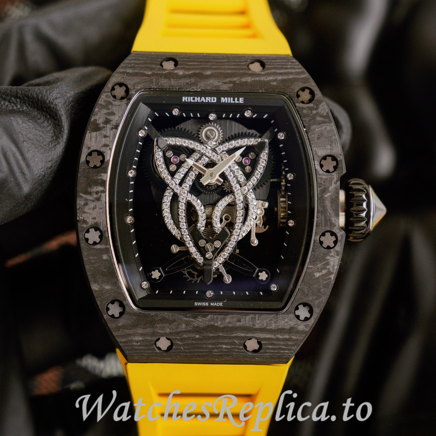 Richard Mille Replica RM019 Rubber strap 50MM - WatchesReplica.is