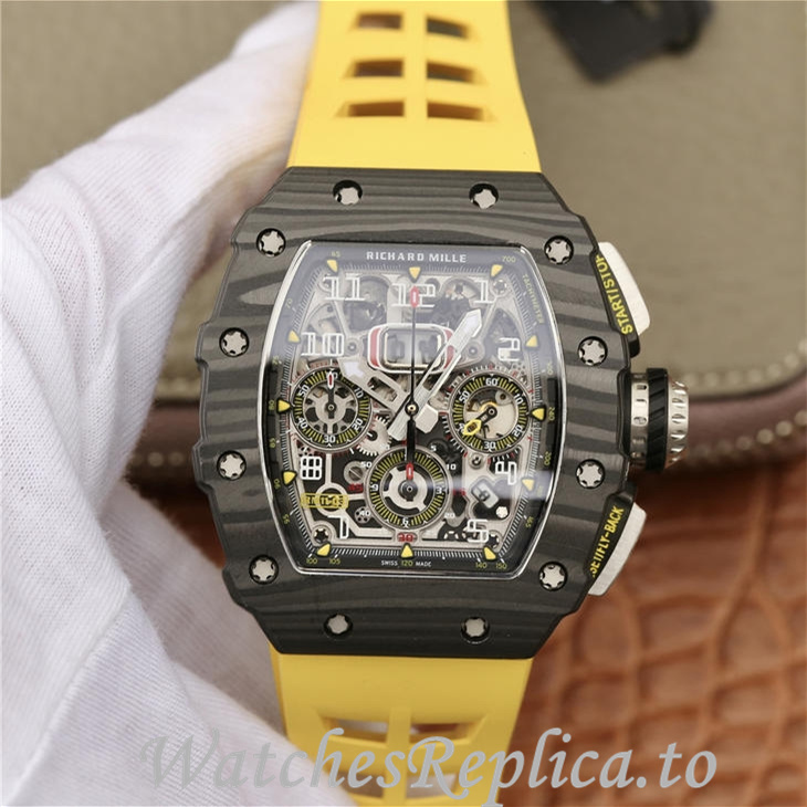 Richard Mille Replica RM11-03 Rubber strap 50MM - WatchesReplica.is