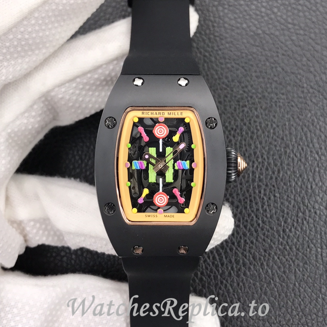 Richard Mille Replica RM-07 Rubber strap 50MM - WatchesReplica.is