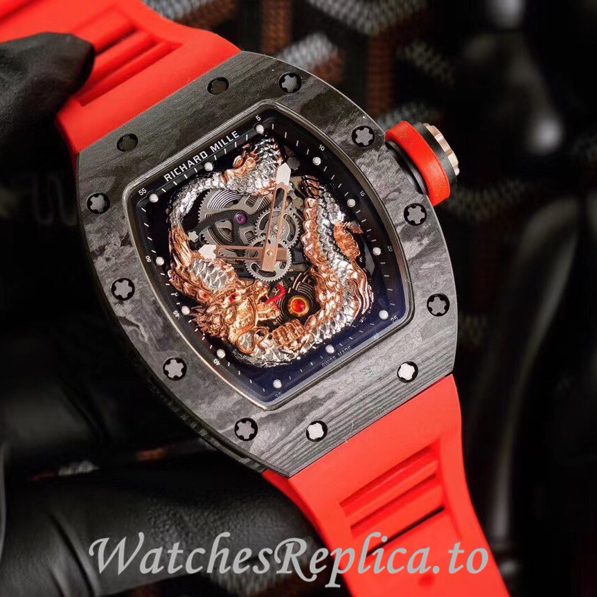 Richard Mille Replica RM57-03 Rubber strap 50MM - WatchesReplica.is