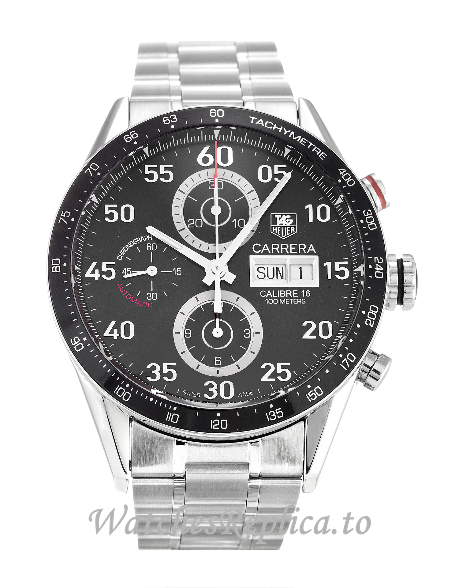 Tag Heuer Carrera Black Dial CV2A10.BA0796-43 MM - WatchesReplica.is