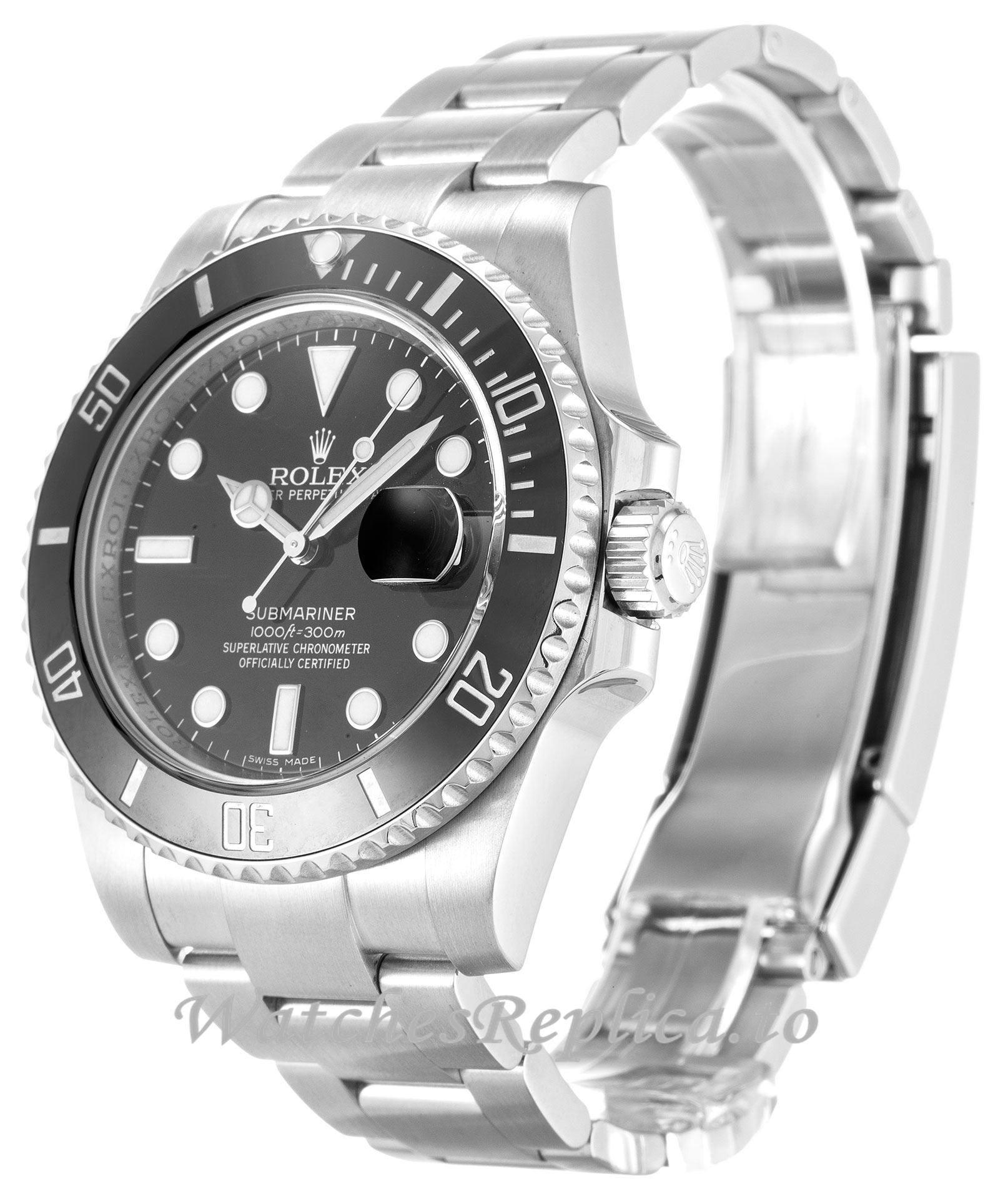 Rolex Submariner Black Dial 116610 LN-40 MM - WatchesReplica.is