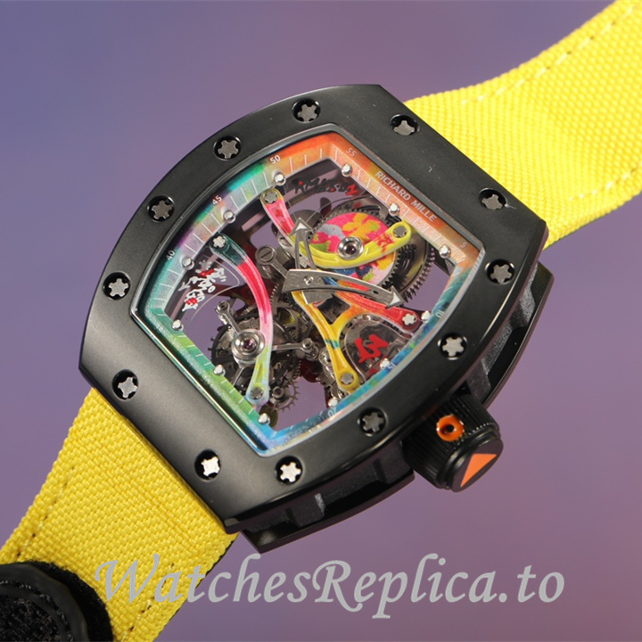 Richard Mille Replica RM68-01 Canvas strap 51MM - WatchesReplica.is