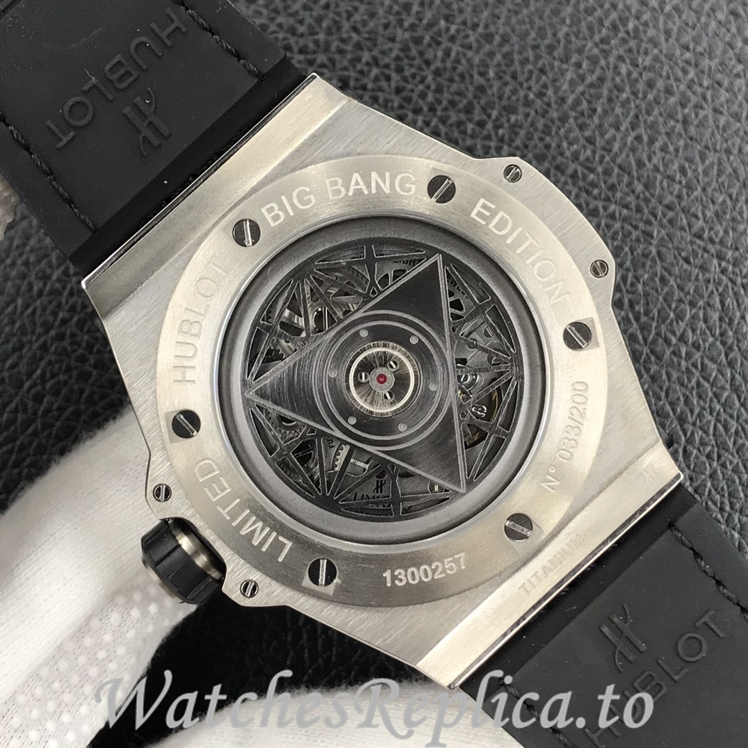 Hublot Replica Big Bang Series Tattoo Rubber strap 45MM - WatchesReplica.is
