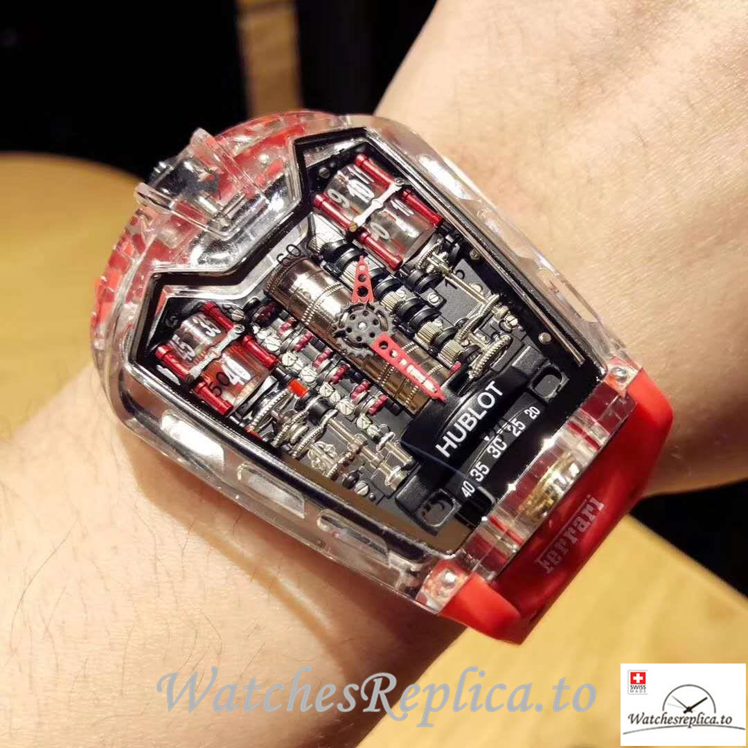 Swiss Hublot LaFerrari Replica MP-05 Red Strap 50MM X 45MM X 30MM - WatchesReplica.is