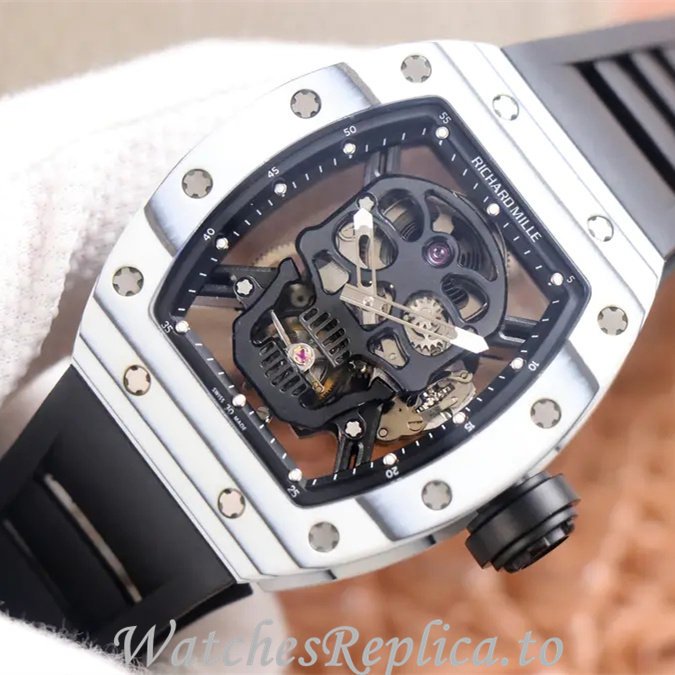 Richard Mille Replica RM52-01 Rubber strap 50MM - WatchesReplica.is