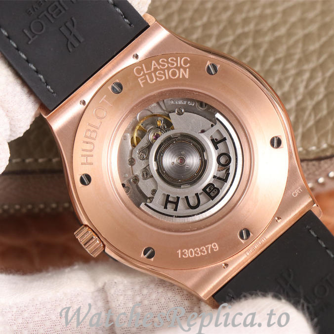 Hublot Replica Classic Fusion Series Leather strap 45MM - WatchesReplica.is