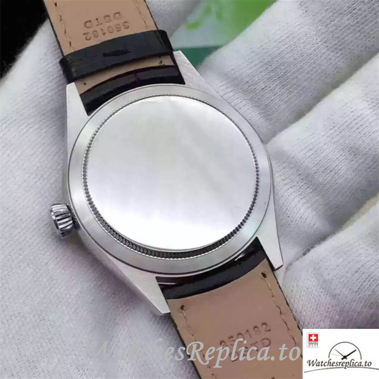 Swiss Rolex Cellini 50529-0006 Leather strap 39MM - WatchesReplica.is